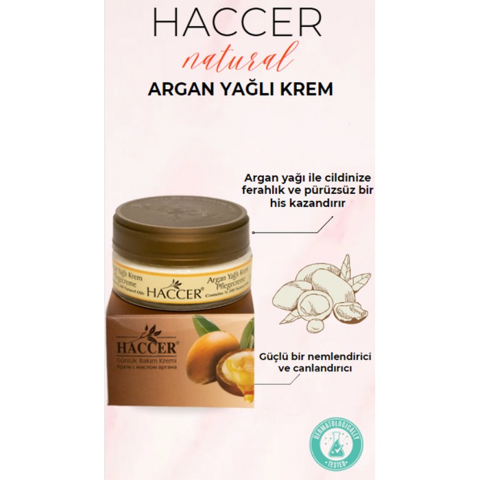 Haccer Argan Yağlı Krem