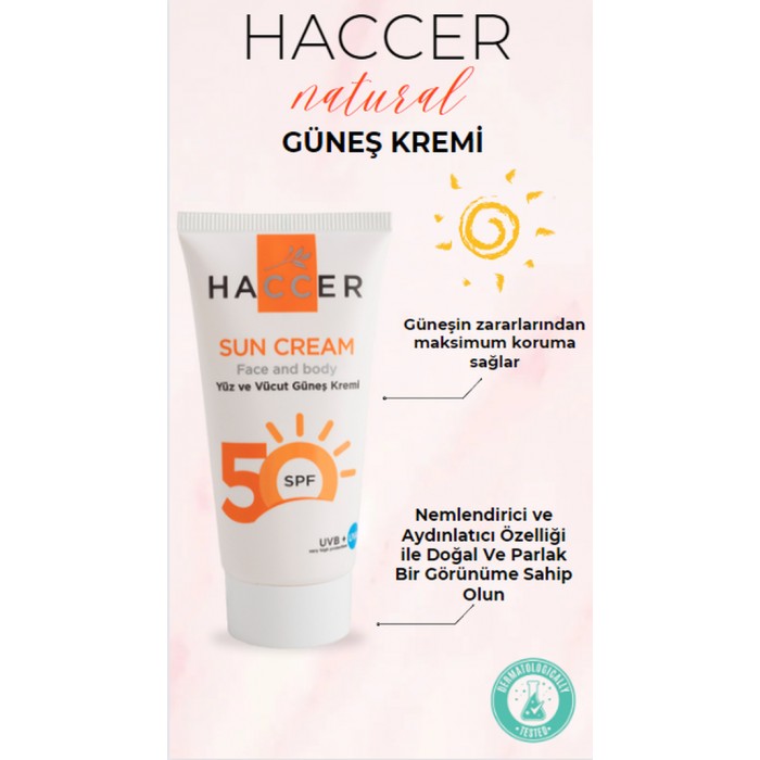 Haccer Güneş Kremi 50 SPF