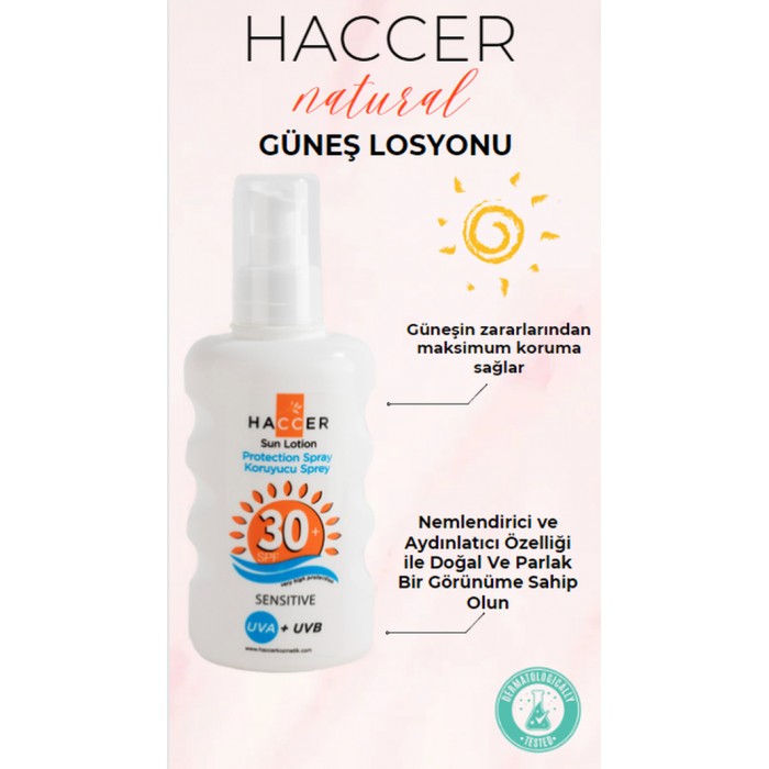 Haccer Güneş Losyonu 30 SPF