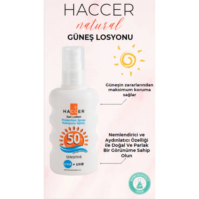 Haccer Güneş Losyonu 50 SPF
