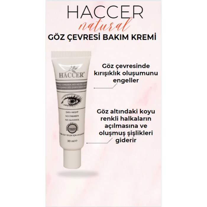 Haccer Göz Çevresi Bakım Kremi