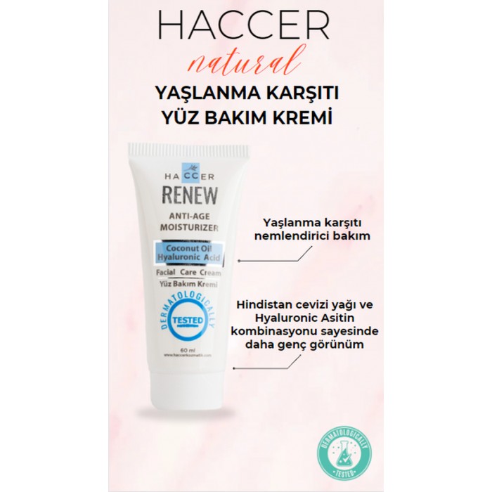 Haccer Renew Yüz Bakım Kremi